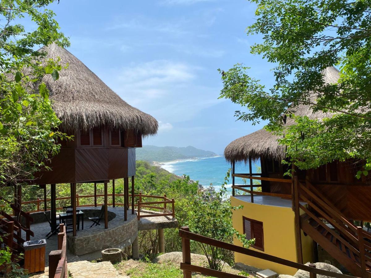 ホテル Ecohabs Tequendama - Parque Tayrona エル・ザイノ エクステリア 写真