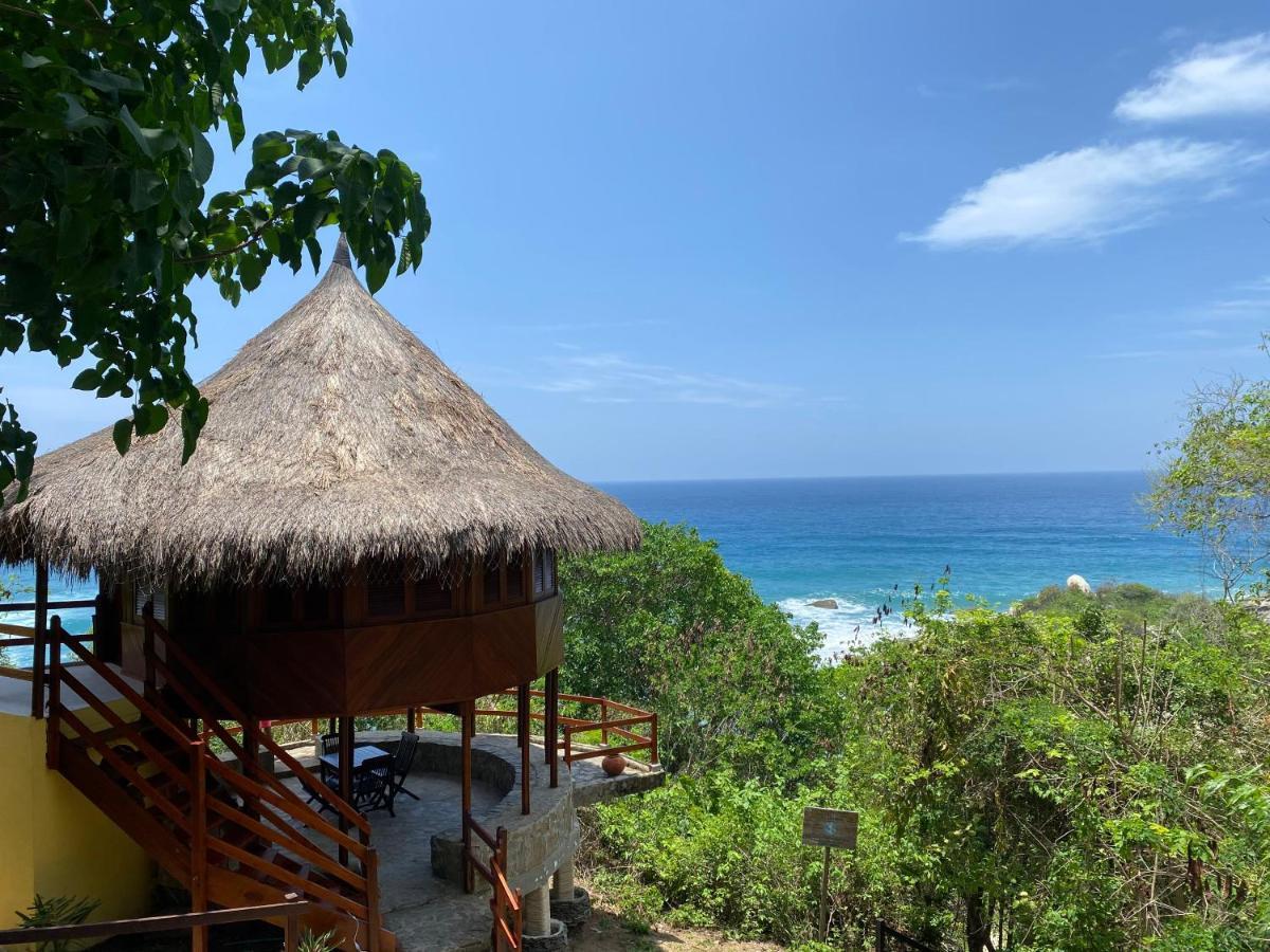 ホテル Ecohabs Tequendama - Parque Tayrona エル・ザイノ エクステリア 写真