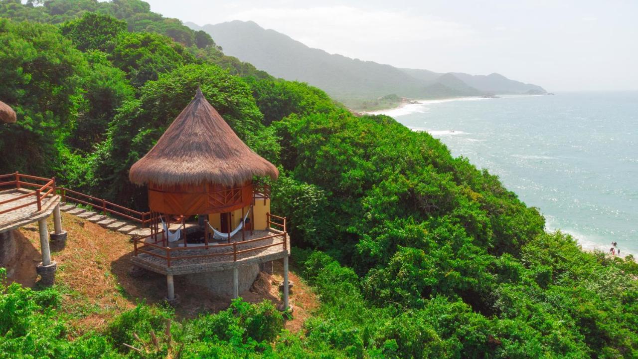 ホテル Ecohabs Tequendama - Parque Tayrona エル・ザイノ エクステリア 写真