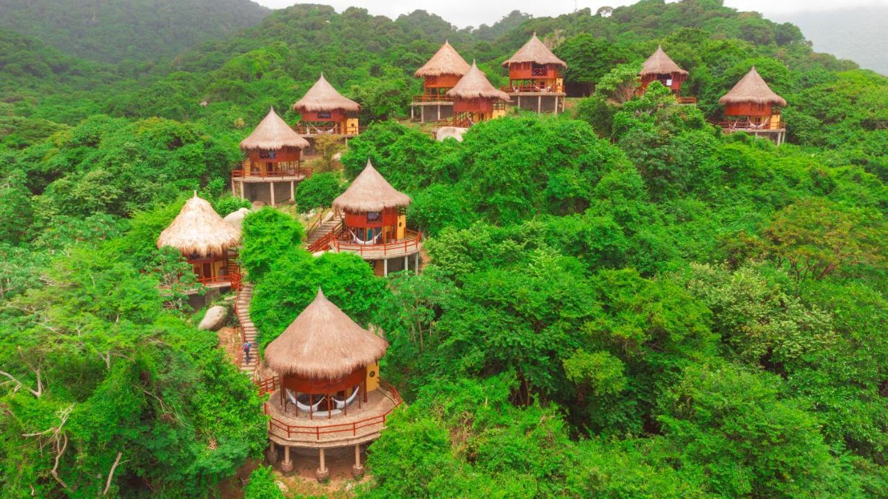 ホテル Ecohabs Tequendama - Parque Tayrona エル・ザイノ エクステリア 写真