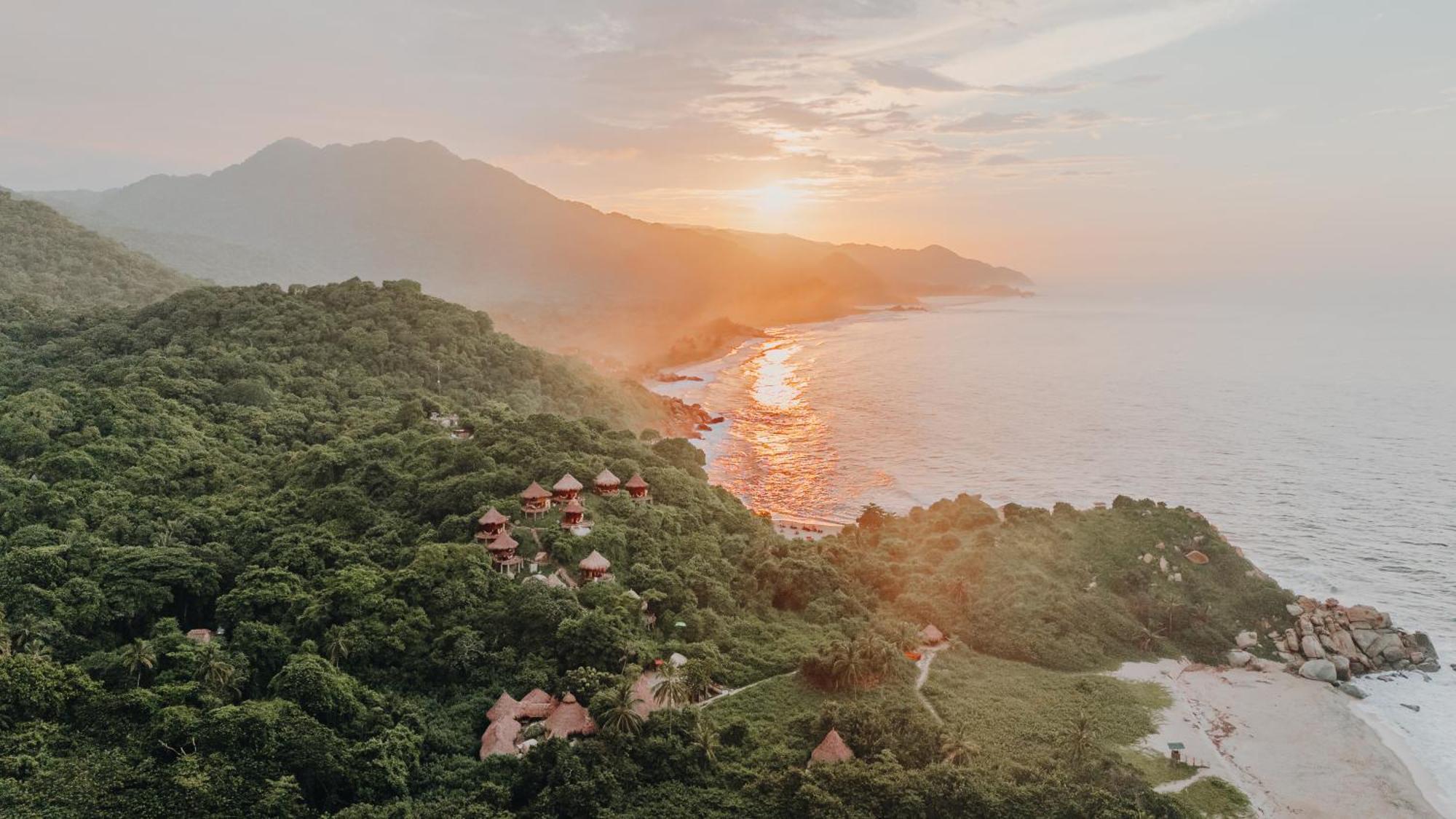 ホテル Ecohabs Tequendama - Parque Tayrona エル・ザイノ エクステリア 写真